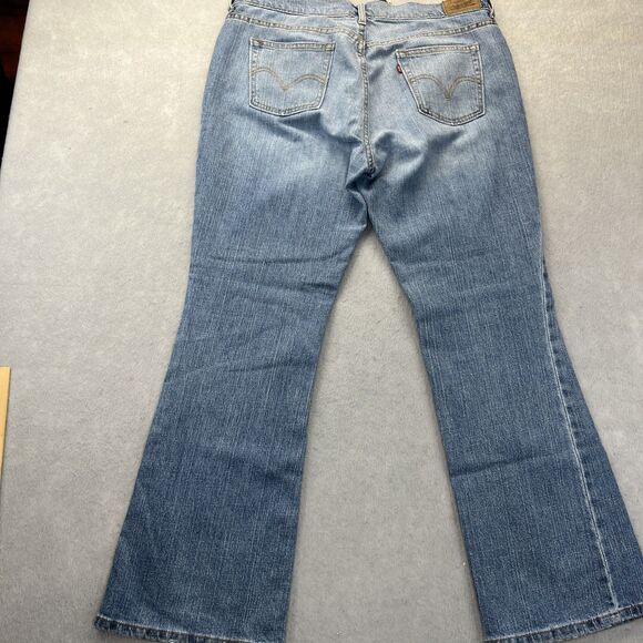 Levis 515 Jeans Womens Size 12 s Blue High Rise Cotton Stretch Bootcut Fit Denim - Picture 5 of 16